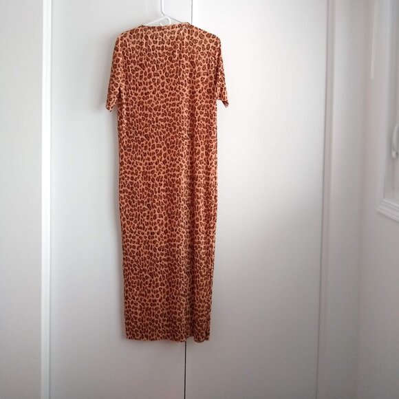 Zara animal print flowy maxi dress NWT - Picture 2 of 8